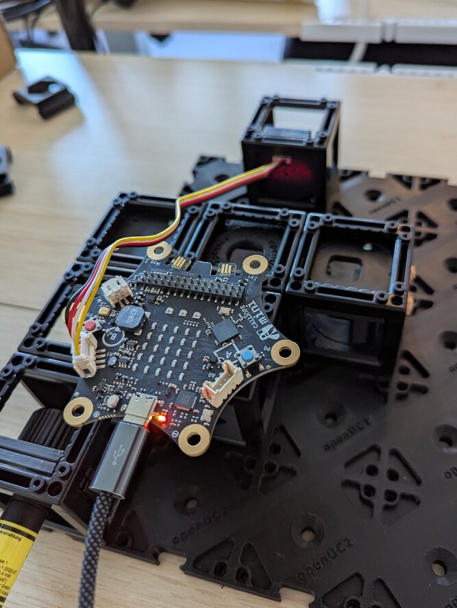 Calliope Mini 3 im Interferometer-Experiment