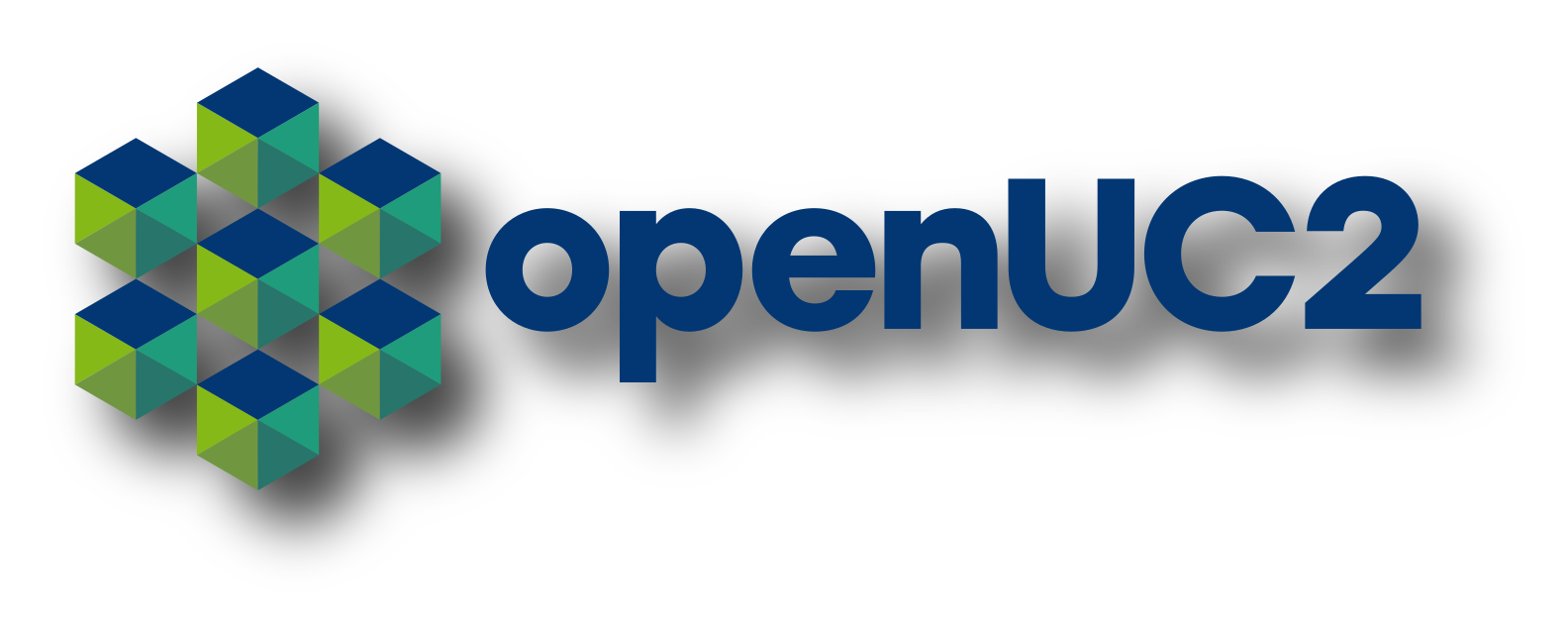 Logo with a drop shadow