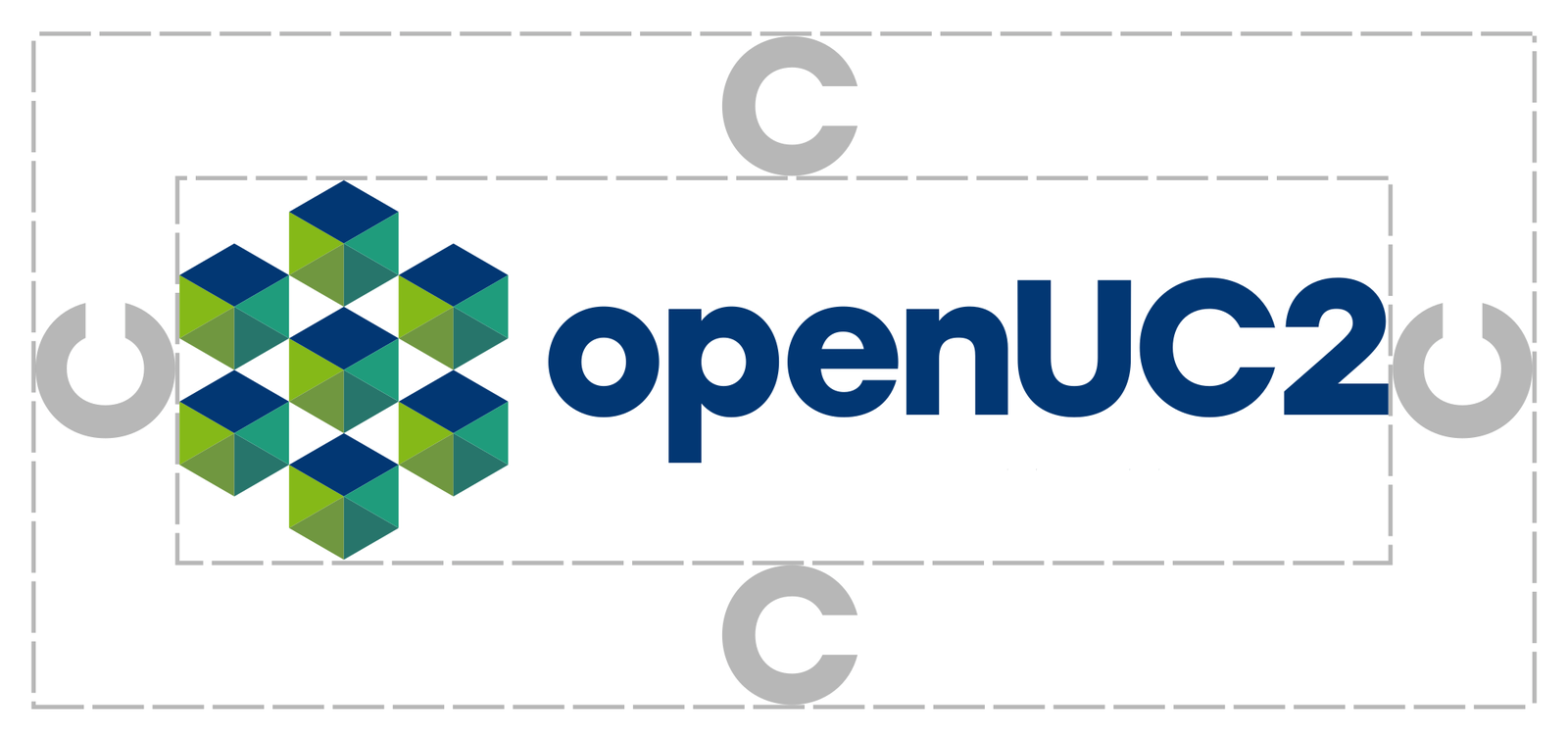 Logo clear-space diagram