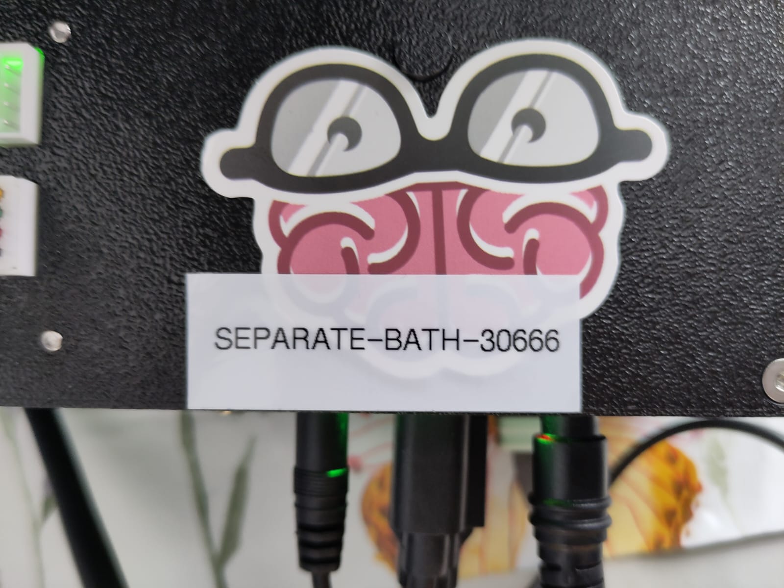 machine name sticker